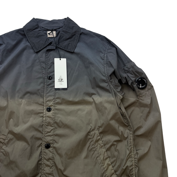 CP Company Shibori Dyed Nycra Buttoned Overshirt Jacket - XL
