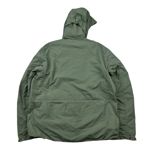 CP Company Green Cargo Reversible Double Lens Viewer Jacket - Large