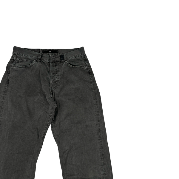 Stone Island Charcoal Grey Denims Cotton Trousers - 31"