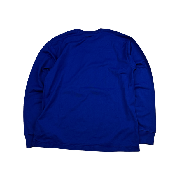 Stone Island 2023 Blue Longsleeve Cotton T-Shirt - Medium