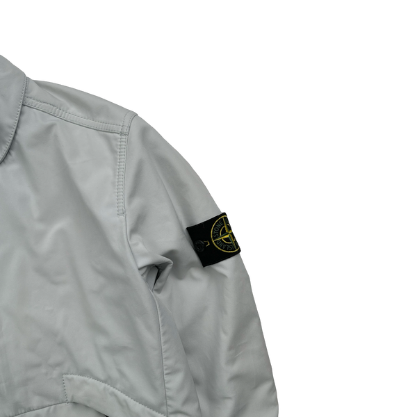 Stone Island 2019 Ice Blue Light Soft Shell R Jacket - Small