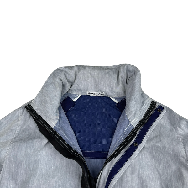 Stone Island 2011 Blue Lino Zipped Jacket - XL