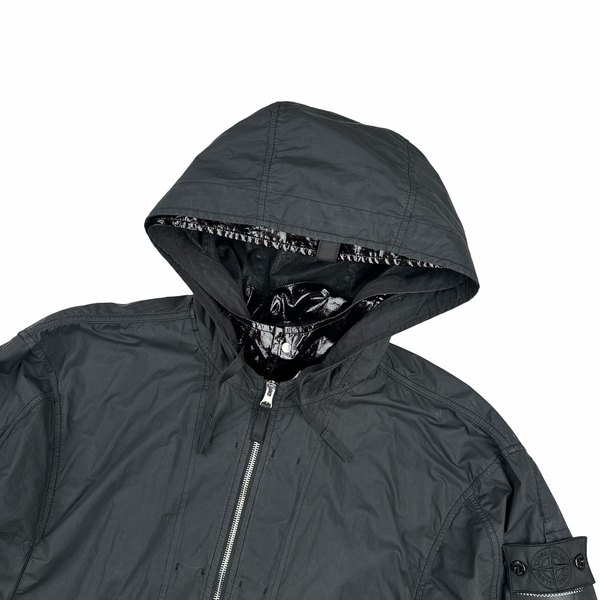 Stone Island 2022 Black Shadow Project HD Pelleovo Cotton TC Glass Jacket - Large