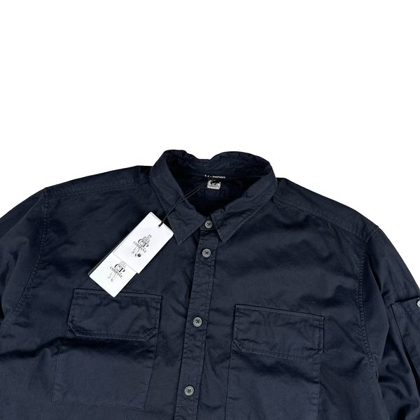 CP Company Navy Lens View Buttoned Shirt - Large