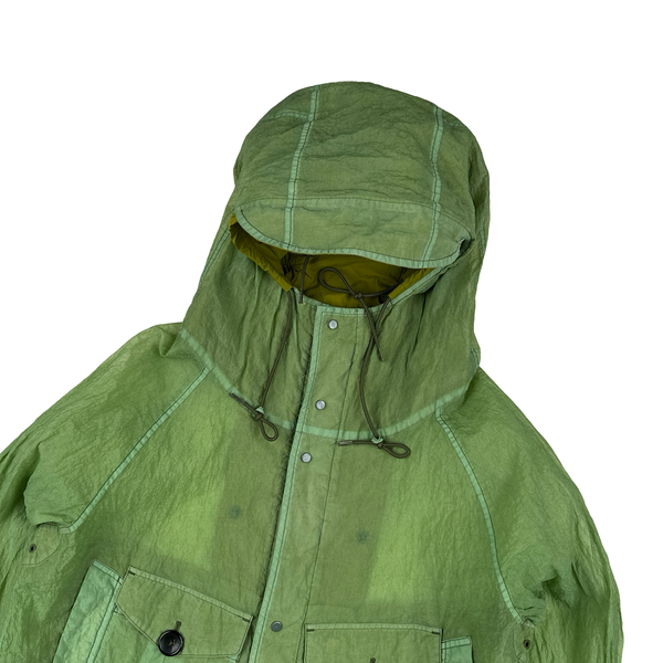 Ten C Green Lightweight Tempest Anorak Jacket - Medium