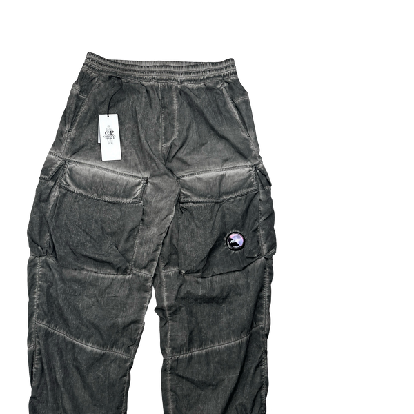 CP Company x Palace Grey Nylon Cargo Trousers - 32"