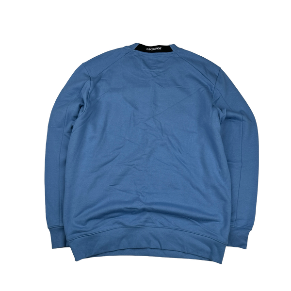 CP Company Cobalt Blue Cotton Lens Viewer Crewneck - XXL