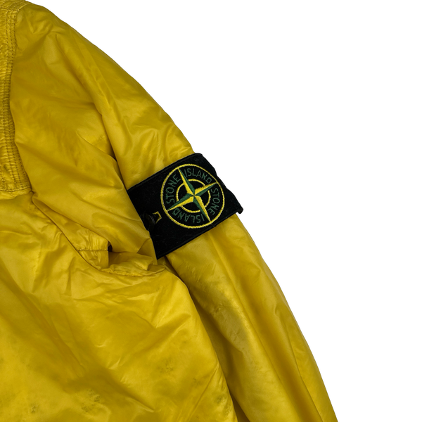 Stone Island 2013 Yellow Micro Rip Stop Tyveck Shield Jacket - Large