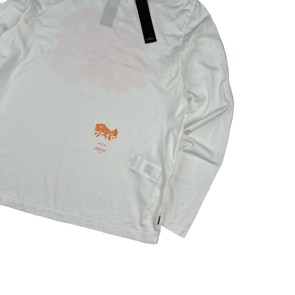 Stone Island 2022 White Shadow Project Graphic Longsleeve Shirt - Large