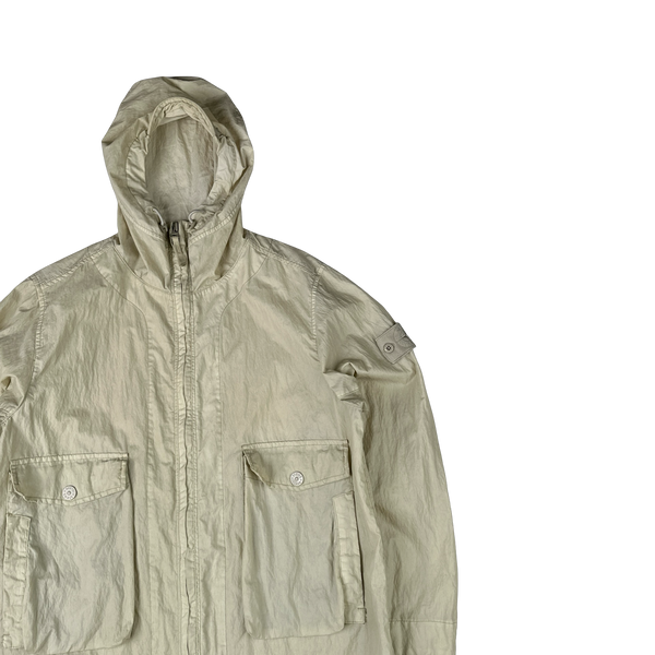 Stone Island 2019 50 Fili Resinata Ghost Parka Jacket - Small