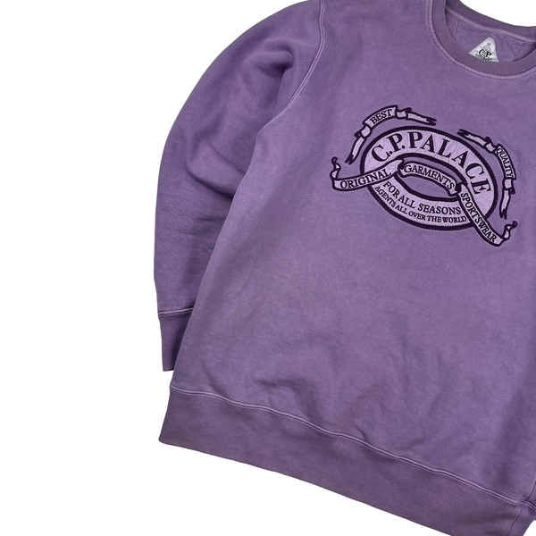 CP Company x Palace Purple Sweatshirt - Large
