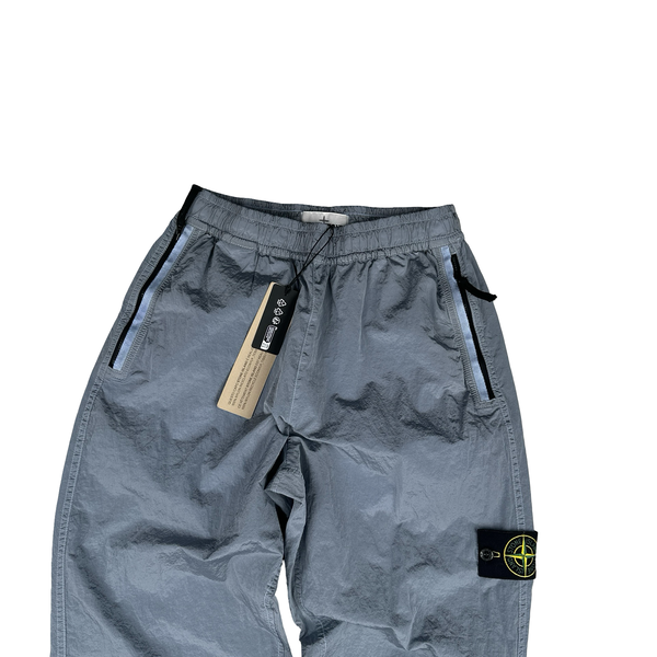 Stone Island 2024 Blue Nylon Metal Econyl Trousers - 29"