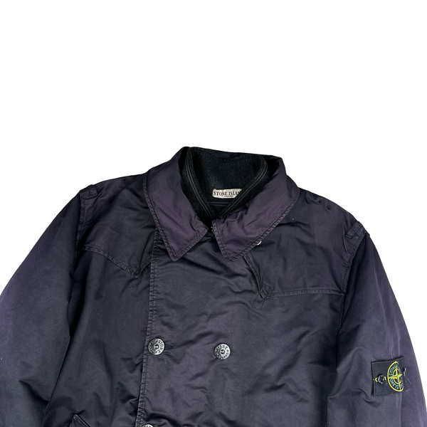 Stone Island 2008 Black Purple David TC Dutch Rope Jacket