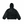 Load image into Gallery viewer, Prada Red Tab Black Nylon Down Quarter Zip Padded Down Jacket - Small
