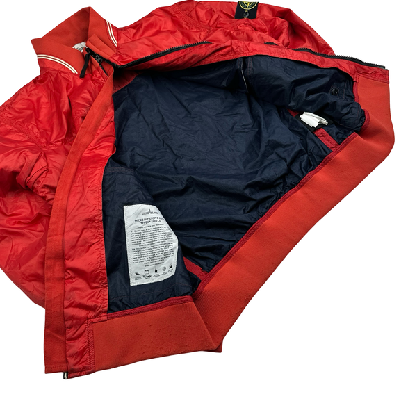 Stone Island 2013 Red Micro Rip Stop Tyveck Shield Jacket - XXL