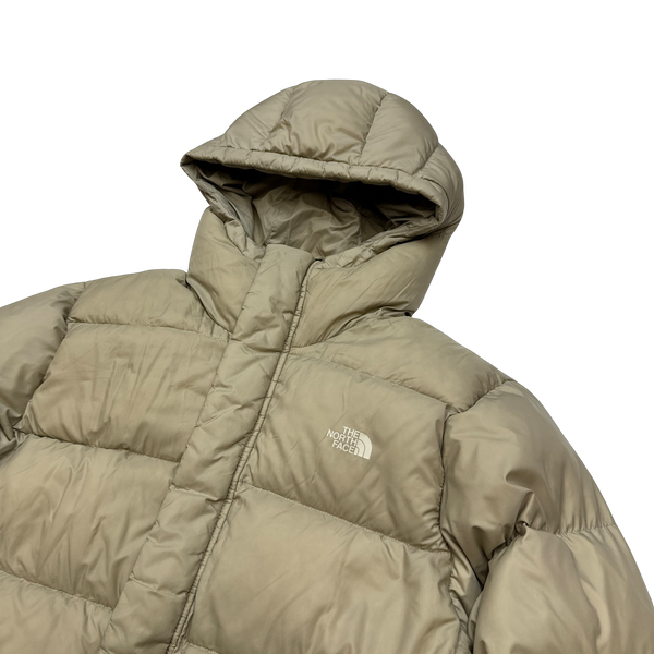 North Face Beige 700 Down Fill Puffer Jacket - Medium