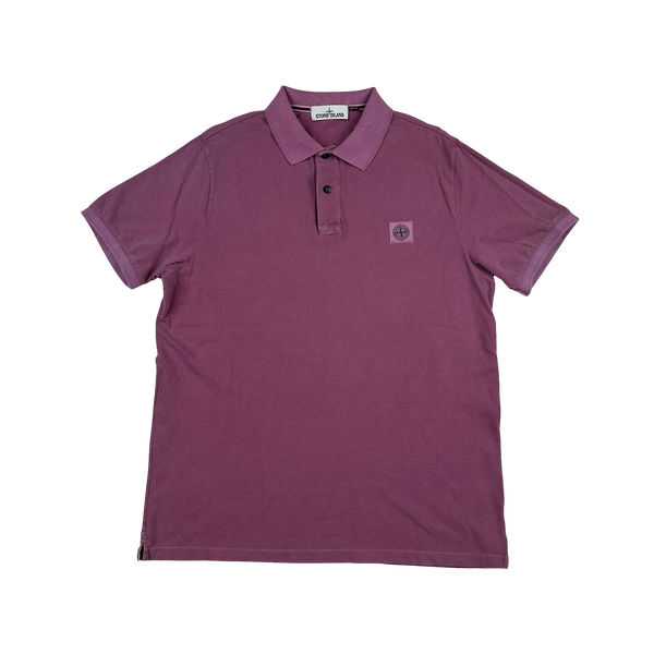 Stone Island 2019 Pink Short Sleeve Polo Shirt - XXL