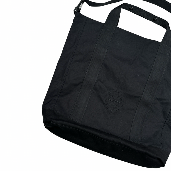 Stone Island 2022 Nylon Black Tote Backpack