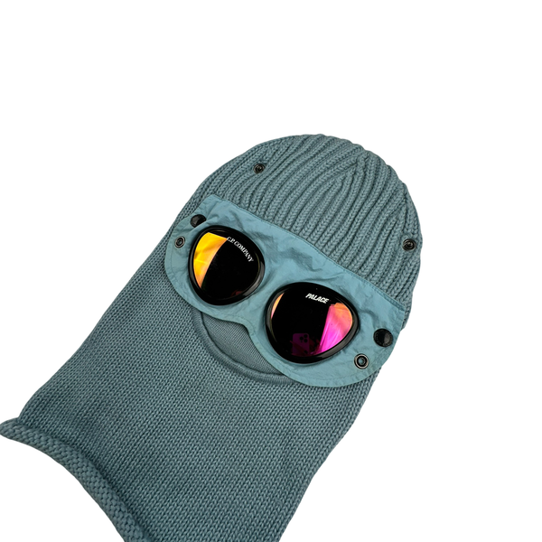 CP Company x Palace Baby Blue Goggle Knit Balaclava