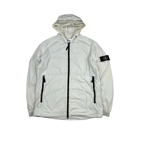 Stone Island White Nylon Skin Touch TC Jacket - XL