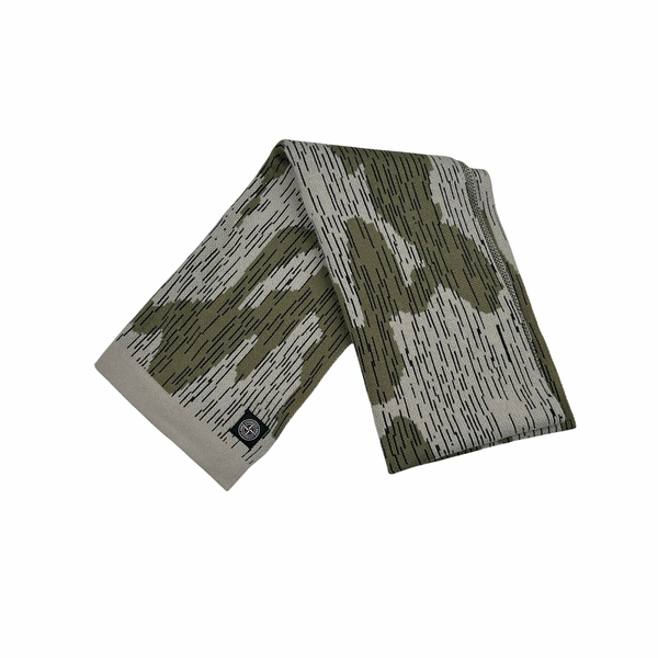 Stone Island 2021 Rain Camo Cotton Scarf