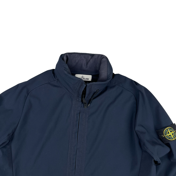 Stone Island 2016 Navy Light Soft Shell R Jacket - Large