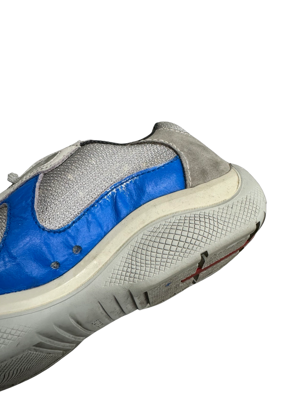 Prada Blue America Cup Trainers - UK 8.5