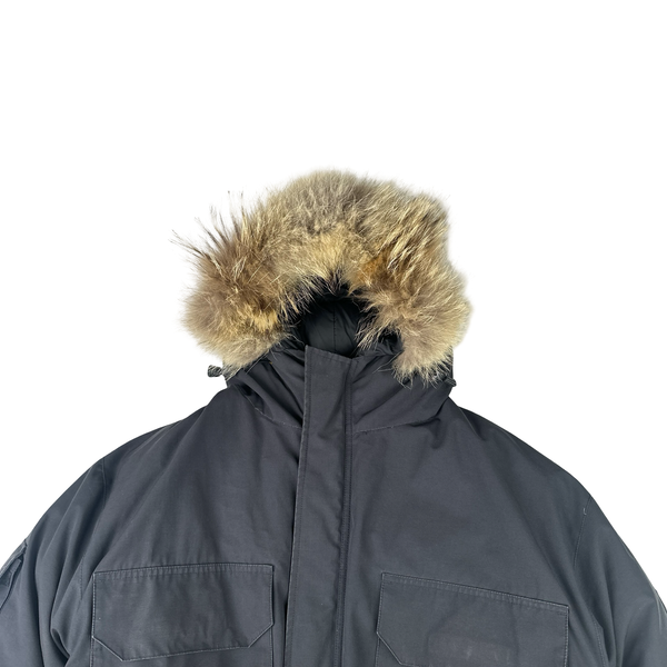 Canada Goose Black Premium Down Coyote Fur Hood Expedition Parka Jacket - XL