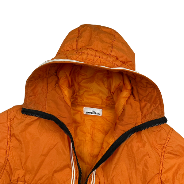 Stone Island 2019 Orange Crinkle Reps NY Jacket - XL