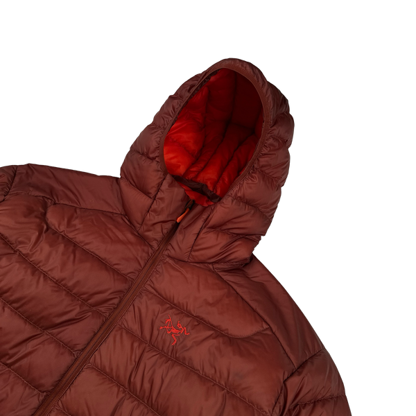 Arcteryx Red Cerium SL Down Filled Zipped Hooded Jacket - XL