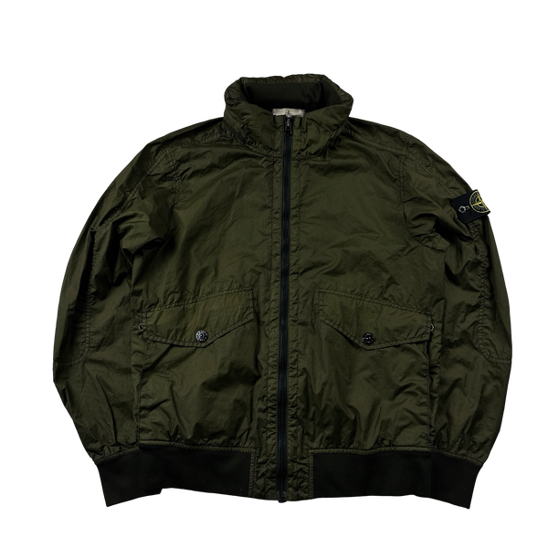 Stone Island 2017 Khaki Membrana 3L TC Jacket - Medium