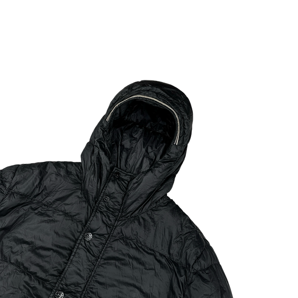 Stone Island 2013 Black Garment Dyed Puffer Jacket - 3XL