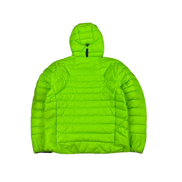 Ralph Lauren Performance Neon Green Down Filled Puffer Jacket - Large