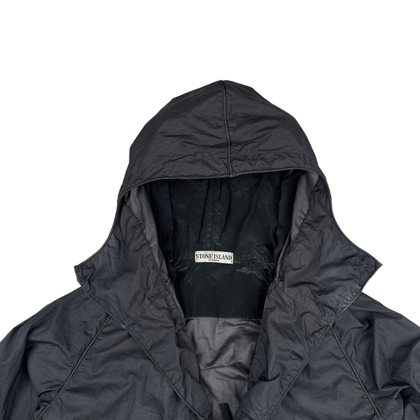 Stone Island Vintage AW2000 Mesh Badge Hooded Jacket - Large