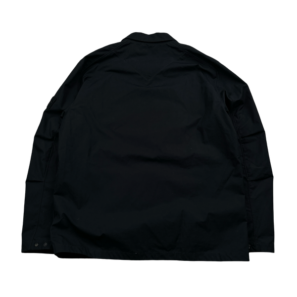 Stone Island 2022 Black Ventile Cotton Ghost Overshirt - 3XL