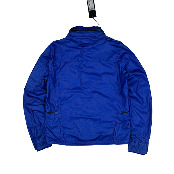 CP Company Blue Bi Mesh Lens View Jacket - Large