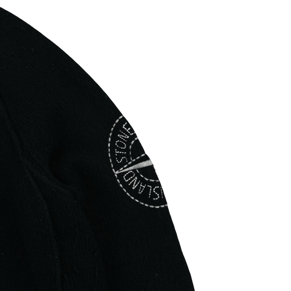 Stone Island 2019 Black Wool Crewneck Knit - XL