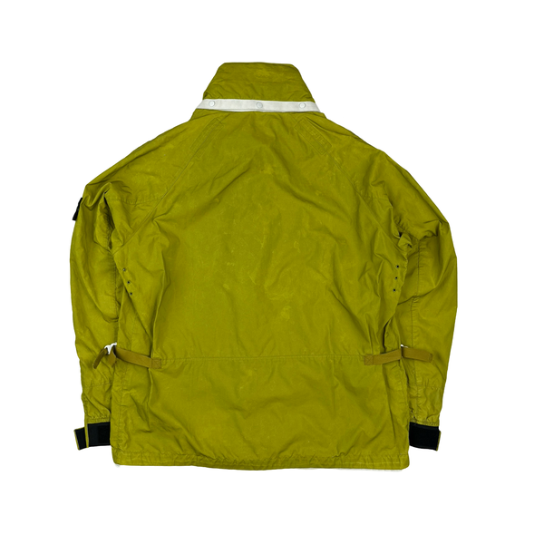 Stone Island 2011 Yellow Liquid Reflective Jacket - XL