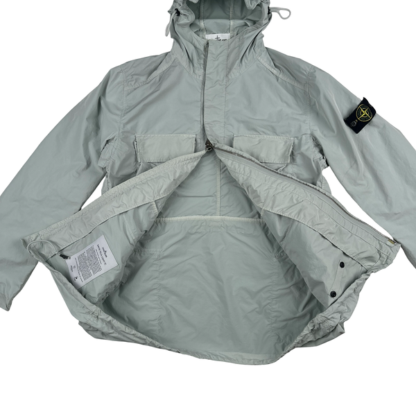 Stone Island 2017 Ice Blue David Tela Light TC Field Jacket - Large