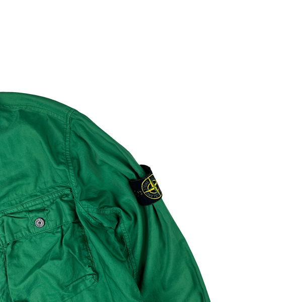 Stone Island 2013 Green Multipocket Cotton Shirt - Medium