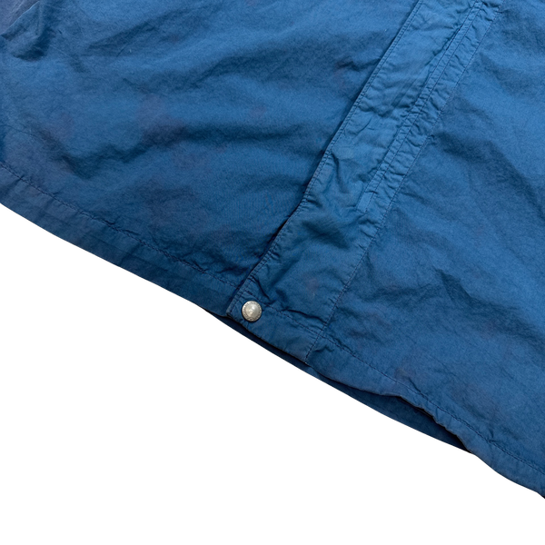 CP Company Blue Nylon / Cotton Blend Goggle Jacket - XXL