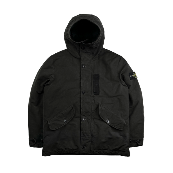 Stone Island 2022 Charcoal David TC Down Puffer Jacket Medium