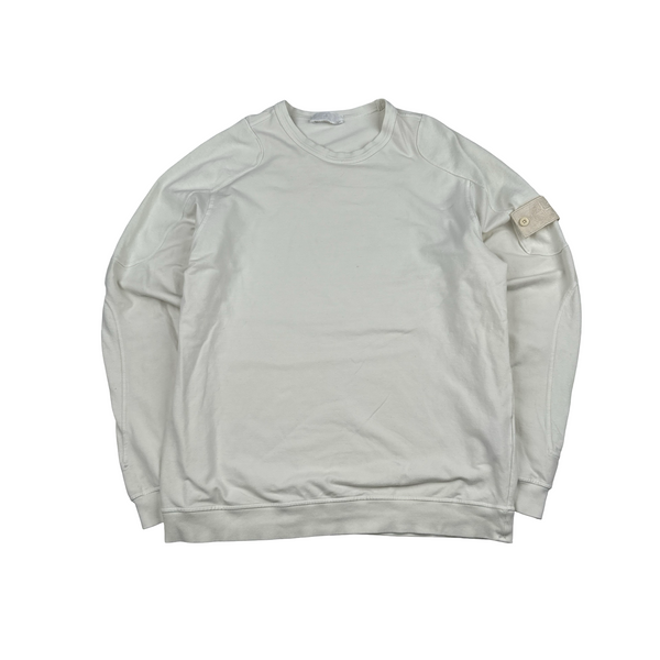 Stone Island 2018 White Ghost Crewneck Jumper - XXL
