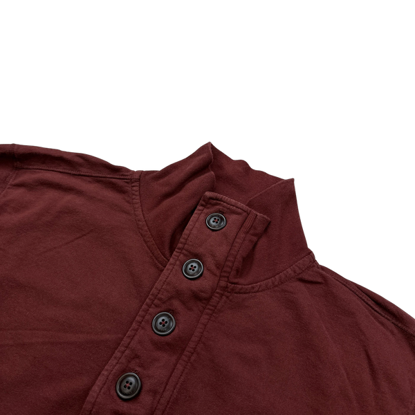 CP Company Burgundy Lens Viewer Pullover - Large