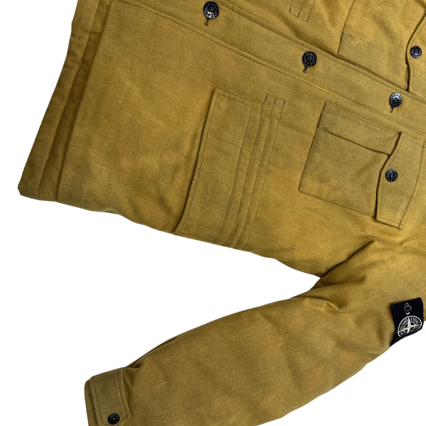 Stone Island 2014 Ice Wool Blend Down Jacket - XL
