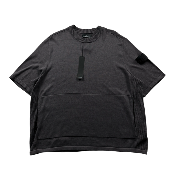 Stone Island 2018 Brown Shadow Project Knitted Short Sleeve