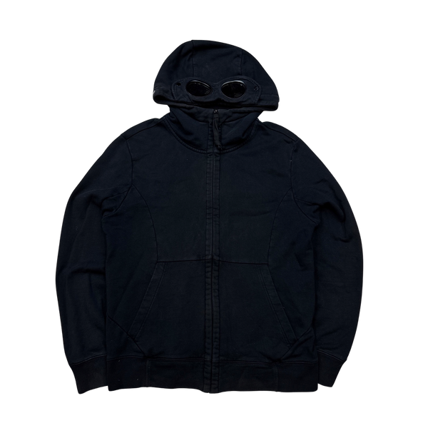 CP Company Navy Goggle Hoodie - Large