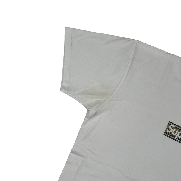 Supreme X Burberry Box Logo T Shirt - Large – Mat's Island