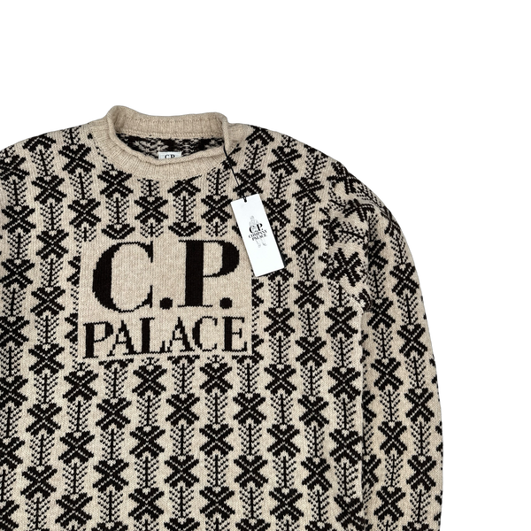CP Company x Palace Beige Knit - Large