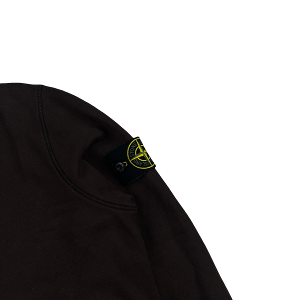 Stone Island 2021 Brown Crewneck Sweatshirt - Small
